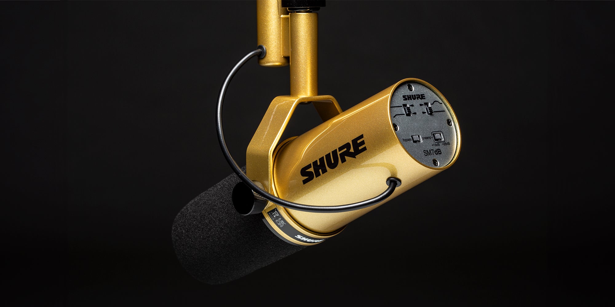 Shure SM7dB GoldRush